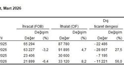 TÜİK: Mart ayında ihracat azaldı, ithalat arttı