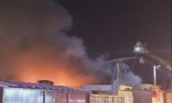 Tuzla'da kumaş fabrikasında yangın -2 / Fotoğraf eklendi
