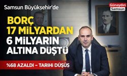 Samsun Büyükşehir’de Borç 17 Milyardan 6 Milyarın Altına Düştü