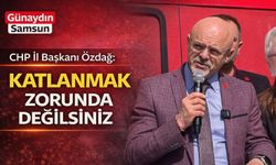 CHP İl Başkanı Özdağ: Katlanmak Zorunda Değilsiniz