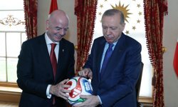 Erdoğan, FIFA Başkanı Infantino’yu Kabul Etti