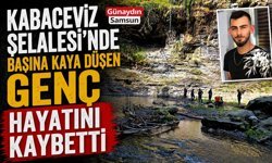 Kabaceviz Şelalesi’nde Başına Kaya Düşen Genç Hayatını Kaybetti