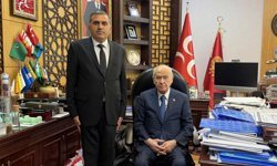 MHP Samsun İl Başkanı Mucur, Bahçeli ile Ankara’da Görüştü