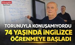 Samsun’da 74 Yaşındaki Dede Torunu İçin İngilizce Öğreniyor
