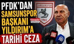 PFDK'dan Başkan Yıldırım'a Tarihi Ceza