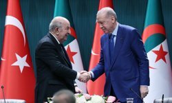 Cumhurbaşkanı Erdoğan, Cezayir Cumhurbaşkanı Tebbun'u resmi törenle karşıladı (2)
