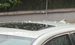 Edirne'de dolu ve sağanak etkili oldu