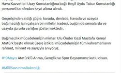 GÖKTÜRK-1 uydusu, Torosların zirvesine işlenen Türk bayrağını görüntüledi