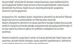 Mansur Yavaş: Yapılması gereken partinin kongre kararı alacağını açıklamasıdır