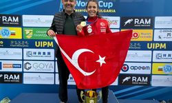 Milli pentatlet İlke Özyüksel'den altın madalya