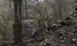 Sivas'ta heyelan köy yollarını ulaşıma kapattı