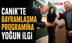 Canik’te Bayramlaşma Programına Yoğun İlgi
