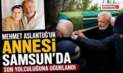Oyuncu Mehmet Aslantuğ, annesini son yolculuğuna uğurladı