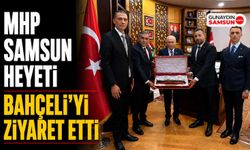 MHP Samsun Heyeti Bahçeli’yi Ziyaret Etti