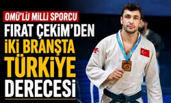 OMÜ’lü Sporcu Fırat Çekim’den Çifte Başarı