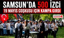 Samsun’da 500 İzci 19 Mayıs Coşkusu İçin Kampa Girdi