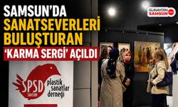 Samsun’da Sanatseverleri Buluşturan ‘Karma Sergi’ Açıldı