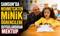 Samsun’da Mehmetçikten Minik Öğrencilere Duygulandıran Mektup