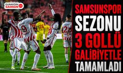 Samsunspor Sezonu 3 Gollü Galibiyetle Tamamladı: 3 - 0