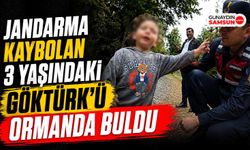 Jandarma Kaybolan 3 Yaşındaki Göktürk’ü Ormanda Buldu