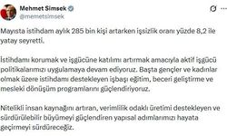 Bakan Şimşek: Aktif iş gücü politikalarımıza devam ediyoruz