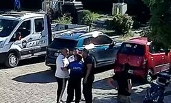 Belediye başkanına ait aracın yanında kesici aletle beklerken fark edilen şüpheli yakalandı