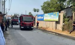 Bursa'da boya imalathanesinde yangın