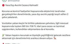 DKMP'den yasa dışı avcılığa 981,7 bin lira para cezası