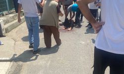Eşini sokak ortasında bıçaklayan şüpheliye linç girişimi