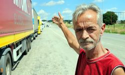 Hamzabeyli Sınır Kapısı'nda 20 kilometre TIR kuyruğu