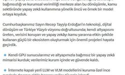 İletişim Başkanı Duran: Kamuda yapay zeka kullanımına yönelik öncü bir model ortaya koyduk