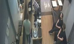 Kadıköy'de kafe çalışanına saldıran kişi kamerada