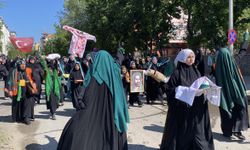 Kars'ta matem yürüyüşü