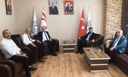 KKTC Ankara Büyükelçisi Korukoğlu'ndan SANKON'a ziyaret
