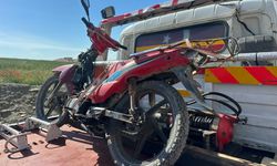Plakasız ve hurda motosikletin ehliyetsiz sürücüsüne 86 bin lira ceza