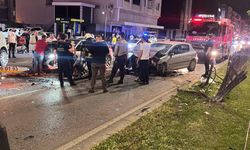Samsun'da 3 aracın karıştığı zincirleme kaza: 5 yaralı