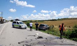 TIR'la çarpışan otomobilin sürücüsü ağır yaralandı