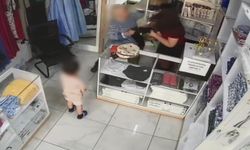 Ücret nedeniyle tartıştığı terzinin kızını dabetti; olay kamerada