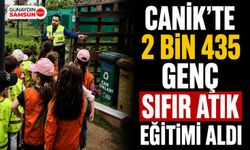 Canik'te 2 Bin 435 Genç Sıfır Atık Eğitimi Aldı