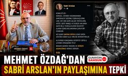 Mehmet Özdağ'dan Sabri Arslan'ın Paylaşımına Tepki
