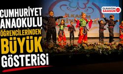Cumhuriyet Anaokulu Öğrencilerinden Büyük Gösteri