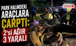 Samsun'da Korkutan Kaza: 2'si Ağır 3 Yaralı