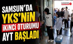 Samsun'da YKS'nin İkinci Oturumu AYT Başladı