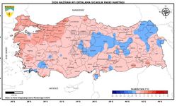 56 yılın en sıcak 11'inci haziran ayı yaşandı