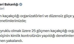 81 ilde 355 düzensiz göçmen yakalandı