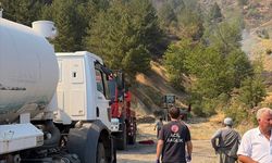 Adıyaman'daki orman yangınına havadan ve karadan müdahale sürüyor