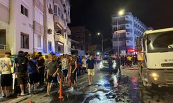 Alanya'da otel çatısında yangın