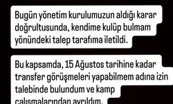 Amed Sportif Faaliyetler'de kaleci Veysel Sapan, kamptan ayrıldı