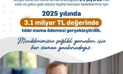 Gıda alerjisi olan bebekler için 3,1 milyar TL mama ödemesi yapıldı