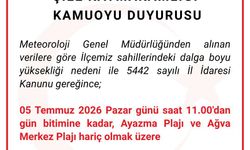 Şile'de bazı plajlarda denize girmek yasaklandı